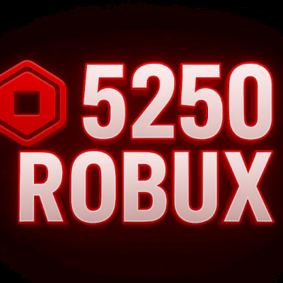 ROBUX STORE - Robux:  5250 - COBRIMOS OS 30% do ROBLOX!