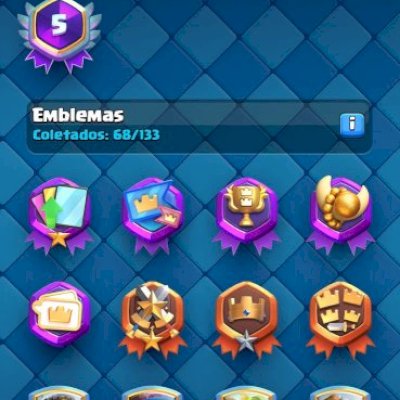 Conta Clash Royale Arena 20 Emblema 5 anos de jogo