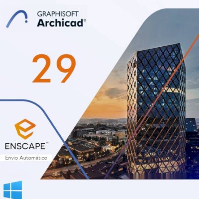 Archicad 29 +  Enscape 3d 4.18