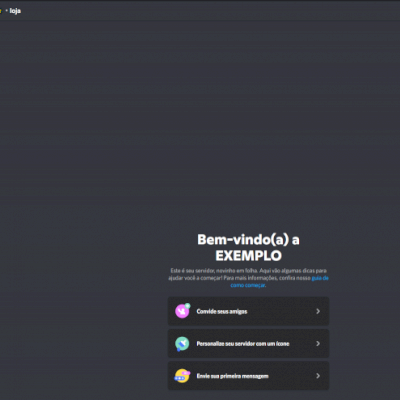 CRIAÇÃO DE SERVIDOR NO DISCORD
