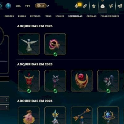 Conta de lol 1823 skins full dados