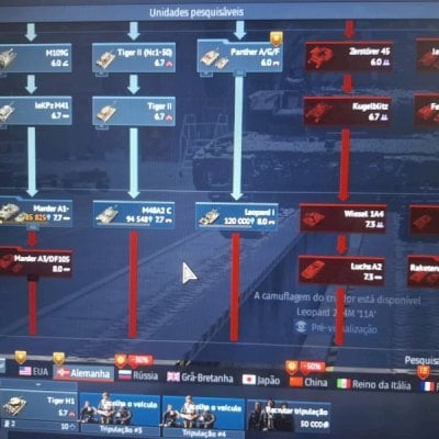 Conta War Thunder Vários Premiums