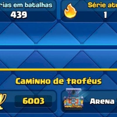 CONTA CLASH ROYALE 6000 TROFEUS BRUXA EVO E MOSQUETEIRA HEROI