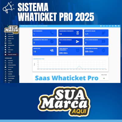 Whaticket Pro Multi Atendimento Melhor que Atendechat 2025