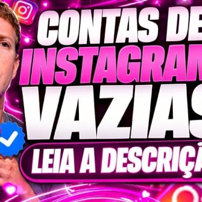 CONTAS VAZIAS IP MIX INSTAGRAM SEM SELO DE NOVO