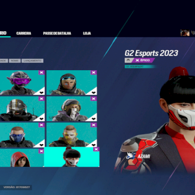 CONTA DE R6 Com 100k de CREDITOS!!!