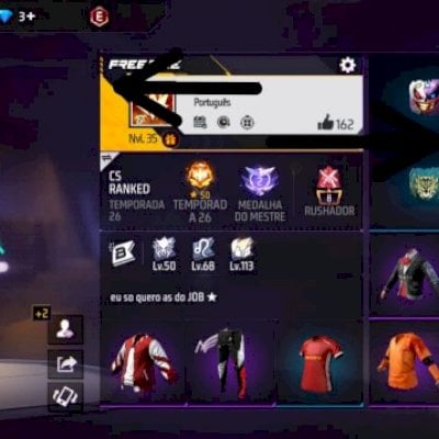 CONTA COM +ANJELICAL VERMELHA M +MOLETOM SANTANDER +CAMISA BOOYAH LVL35 leia dcç