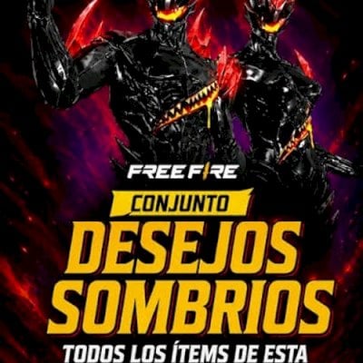 CONJUNTO DESEJO SOMBRIO FREE FIRE