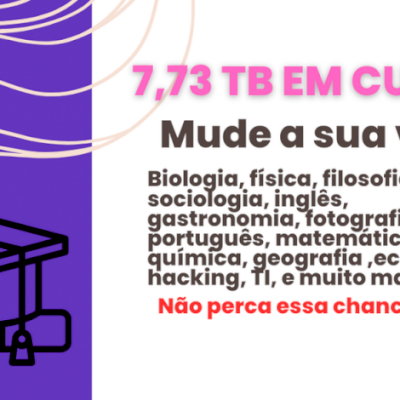 7,73 TB de cursos