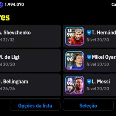 Conta efootball basica