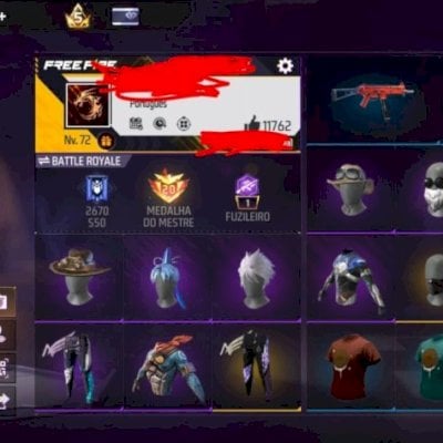 Conta de free Fire rara 🌟
