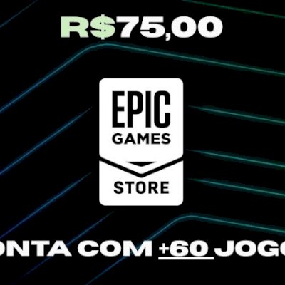 Conta Epic Games com +60 Jogos