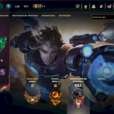 Ouro 2 peak plat 4 167 skin conta de mais de 10 anos nv 326 todos os champ