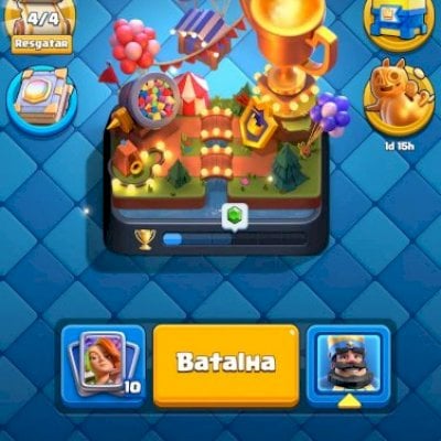 CONTA CLASH ROYALE 8 ANOS/ 8 MIL TROFÉUS / REI NVL 15 (CONTA RARA)