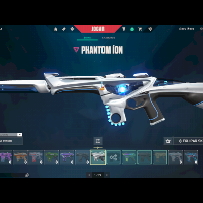 conta valorant 400 reias gastos 2 passes+skins+900VP na conta