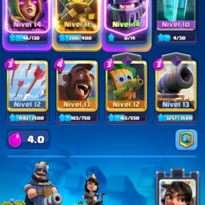 Conta clash royale gemada 👑