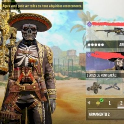 CONTA COD M | BOA COM BASTANTE SKIN | 1 SKIN MÍTICA