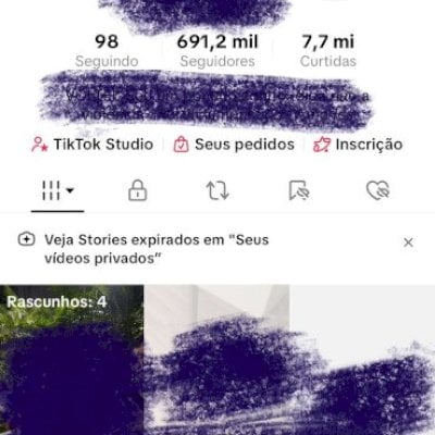 Conta tiktok 690k