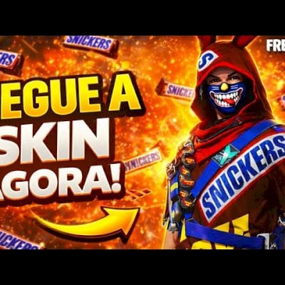 CÓDIGO SKIN SNICKERS FREE FIRE