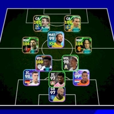 Efootball mobile contas