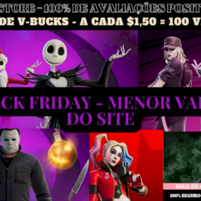 FAÇA SEU ESTOQUE DE VBUCKS - VALOR PROMOCIONAL ATÉ AMANHA 18H