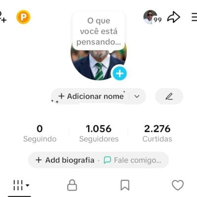 CONTA TIK TOK 1K DE SEG E 2,2K DE CURTIDAS (CONTAS TIK TOK)