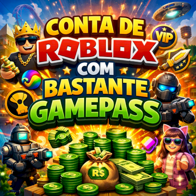 CONTA ROBLOX BASTANTE JOGADA