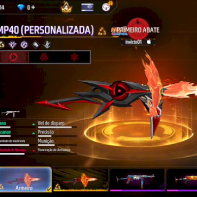 conta de free fire (lvl 73)