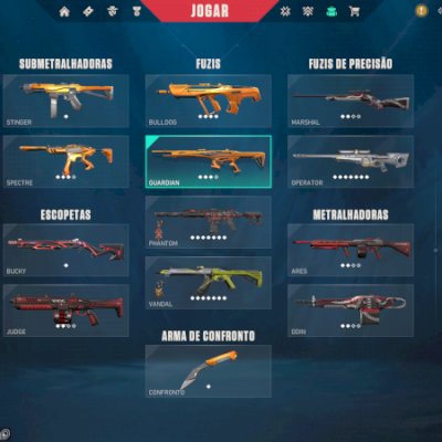 vendo conta de valorant com 600 reais gastos, elo ascendente 2