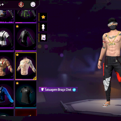 Conta média com Angélica vermelha e punho