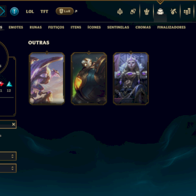 Diamante 4 com 75 Champs e 29 Skins