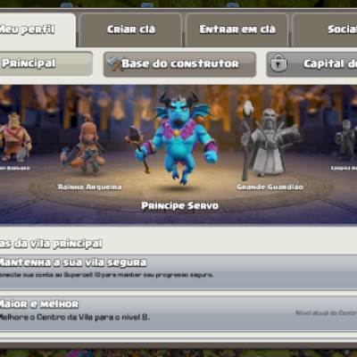 continha de Clash Royale e Clash of clans completinhas