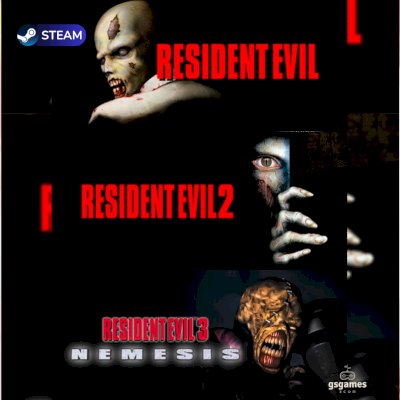 Resident Evil (1996) + Resident Evil 2 (1998) + Resident Evil 3 Nemesis (1999)