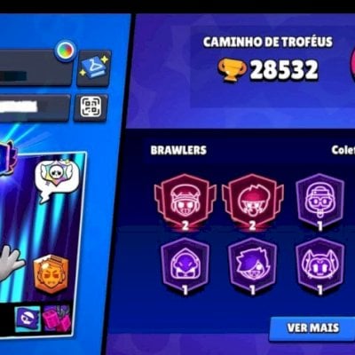 Conta com 28K de troféus, 69 brawlers