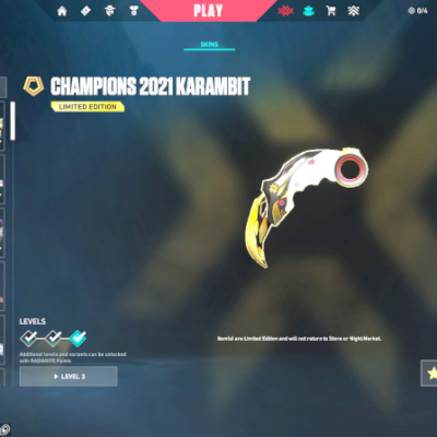 CONTA COM CHAMPIONS 2021