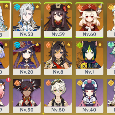 NEUVILLETTE + ZIBAI + HUTAO + KLEE