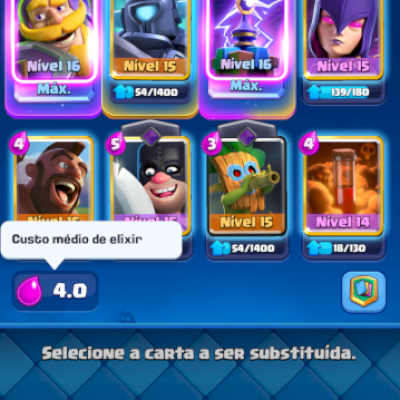 Conta de Clash Royale bem upada, + de 10k de troféus e itens raros