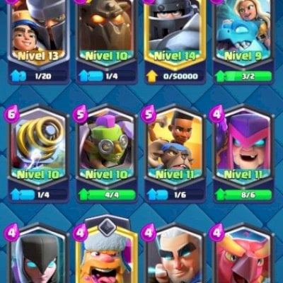 CONTA CLASH ROYALE FULL ACESSO/ ARENA 22/ 191 CARTAS/ 7 EVOLUÇÕES/ PEKKA LVL 15