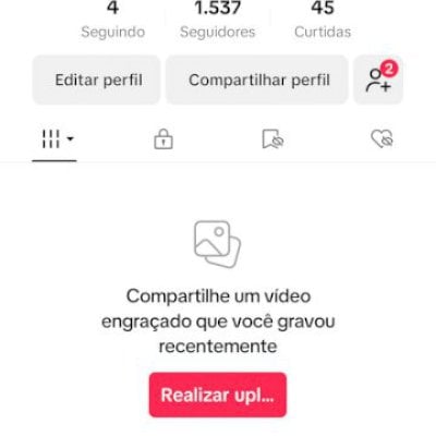 Conta do Tik tok