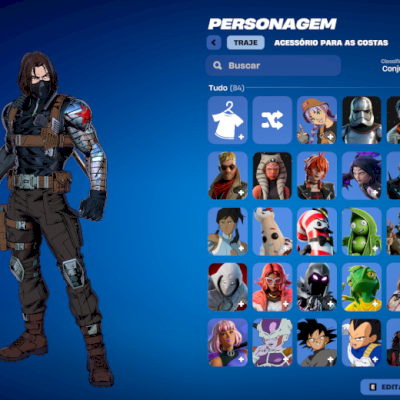 CONTA FORTNITE - 80+ SKINS | SIMPSONS | DRAGON BALL | 1150 V-BUCKS