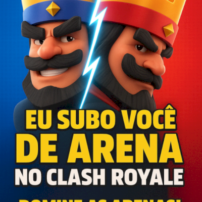 Subo sua arena para você no Clash Royale!