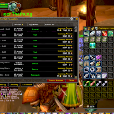 VENDO SHAMAN LVL 60 PRES BISS ; RANK 14