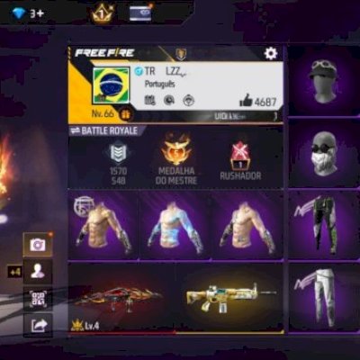 CONTA FREE FIRE CAIU MUITO O VALOR