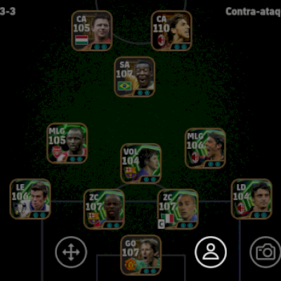 Conta boa de ataque, defesa e meio campo