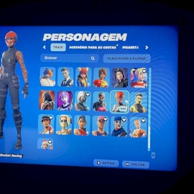 Conta Fortnite com Mandarina e mais Skins Raras