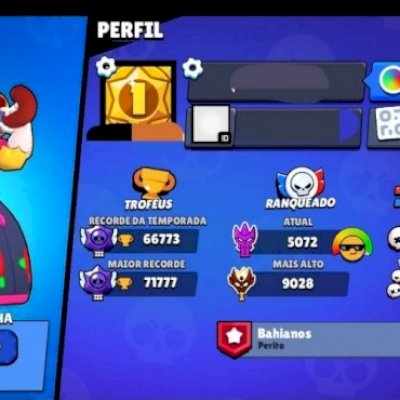 CONTA SUPER RARA de brawl stars 2019