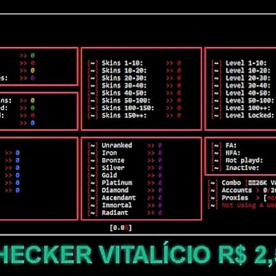 Valorant Checker de contas nfa funcionando