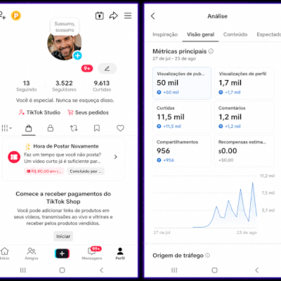 TIKTOK SHOP +3,5K SEGUIDORES| 100% ORGÂNICA|LIVE DISPONÍVEL|PRONTO PARA ESCALAR