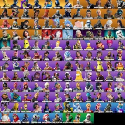 Conta Rara Fortnite com 141 Skins!!