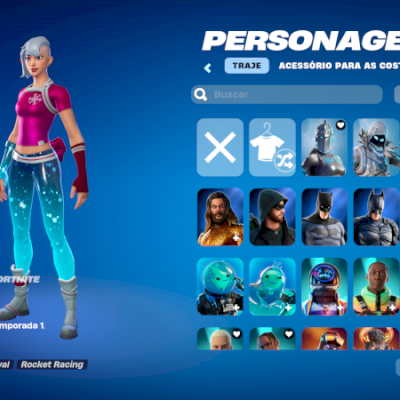 Conta rara 222 skins com travis scott , diamante II , salve o mundo e fresh